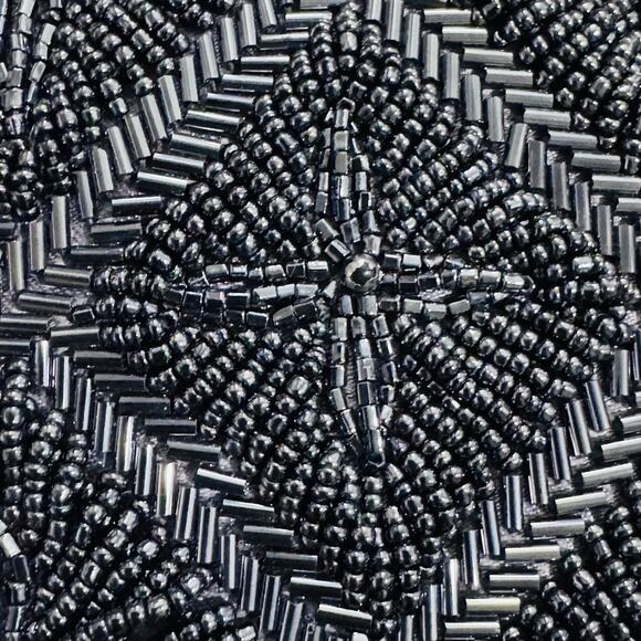 Beautiful Beaded Diamond Crossbody Purse Evening Prom Wedding - Picture 4 of 4